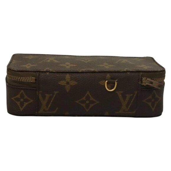 LOUIS VUITTON Monogram Poche Monte Carlo Jewelry Box M47352 LV Auth 98562 - Picture 3 of 15